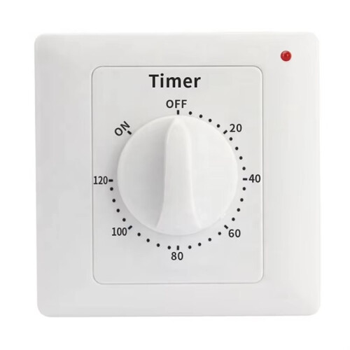 Water Pump Timer  Socket Household Power Control Mechanical 120 Minutes Countdown Turn Off Automatically Power Off