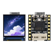 Para Raspberry Pi  2 RP2350  Placa de Desenvolvimento com Display LCD de 0,85 Polegadas, LED RGB/Slot /Giroscópio QMI8658 Sensor A
