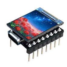 -Ontwikkelingsbord voor Raspberry Pi 2 RP2350 met 0,85 Inch LCD-Scherm, RGB-LED/-Sleuf/QMI8658-Gyroscoop Senso B