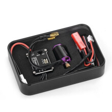 25A ESC 1224-4500KV Outrunner Borstelloze Motorcombo Upgrade-Modificatie voor 1/24 FMS FCX24 FCX24M SCX24 RC Crawler