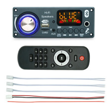 Scheda di Decodifica MP3 12V con Amplificatore A Doppio Chip TPA3116D2, 2x50W+100W, Riproduzione Senza Perdita di Dati, BT 5.3 per Audio per