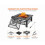 Wood-burning fire pit table 32 inch square 6
