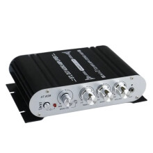 ST-838 HiFi 2.1-Kanałowy Wzmacniacz Audio 80 w X 2, Wzmacniacz Dźwięku Stereo i Wysokich Tonów, Odtwarzacz Multimedialny, Wtyczka