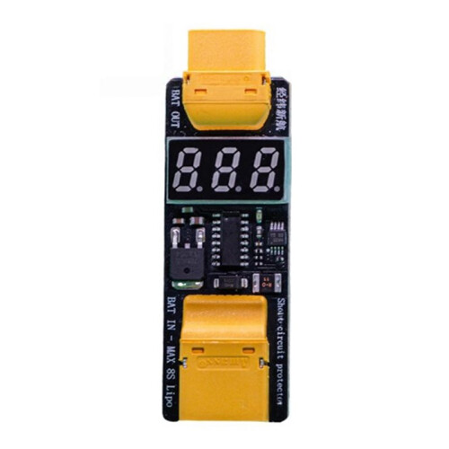 Drone Anti Short Circuit Module Real- Voltage Display Short-Circuit Protection Tool for Flight Stack