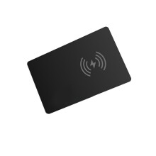 Cartão de Carregamento Sem Fio Ultrafino com Dispositivo Anti-Perda, Ideal para Rastrear e Localizar Objetos para Idosos, Crianças e Animais de