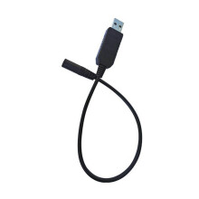 Morsekod USB-Datorkabel USB Till 3,5 mm Kommunikationskabel för Automatisk/Manuell Morsetränare