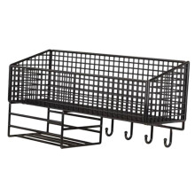 Office Storage Basket Bathroom Shelf Rustproof Multipurpose Toiletries Organiser Tabletop Sundries Holder for Household
