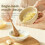 Handmade 2-in-1 Stoneware Herb Stripper and Grater Bowl, Multi-Functional Kitchen Tool with 5 Hole Sizes 4