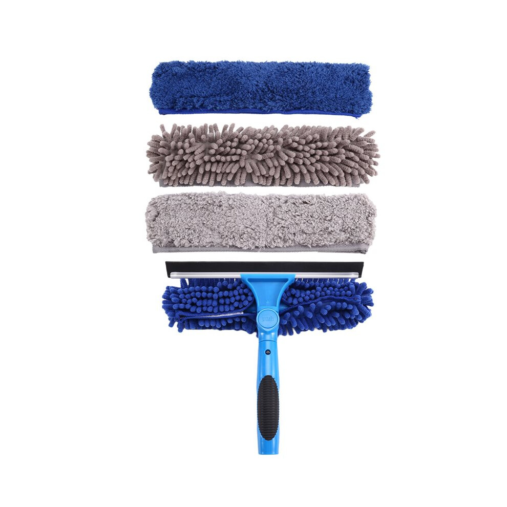 2-In-1 Window Cleaning Brush Squeegee Kit High-Reach Outdoor Glass Cleaning Cleaning Of Various Window/Tiles/Floors 4713745316218