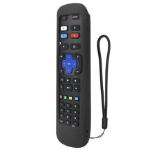 Custodia In Silicone per Telecomando TV per TCL per R50B7120UK R55A7200GTUK, Custodia Protettiva Nera