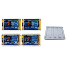 4X890KH/S NMMiner NerdMiner+4 Slots Stand 2.8 Inch Display Bitcoin Crypto Solo Lottery Miner for Office