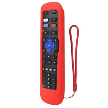 Silicone Case for TCL R50B7120UK R55A7200GTUK TV Remote Control Protective Case Red