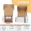 Conjunto de 25 caixas de envio brancas de 8x6x4 polegadas (20,3 x 15,2 x 10,2 cm), caixas de papelão ondulado para embalagem de presentes e 2