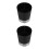 2Pièces Rangement Ustensiles Multifonction Noir ABS Pour Cuisine 6