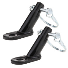 OUNONA 2-Pack Iron Bike Trailer Hitch Coupler for Pet Owners, and Easy to Install