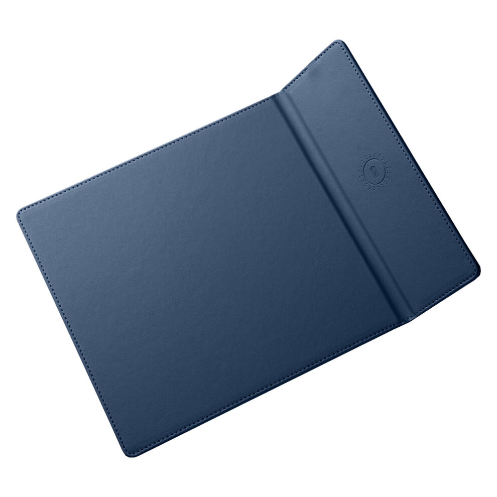 Wireless Charging Mouse Pad, 16W Fast Charging, Foldable Multifunction Desk Pad Â Compatible With Qi Devices Blue 9180479308096