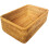 Handmade Rectangle Wicker Fruit Box Rattan Tray Magazine Organizer and Small Objects Container Serving Basket (Large) 1