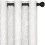 Room Darkening Curtains White Thermal Noise Reducing Silver 1