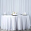 Nappe ronde blanche en polyester 120 pouces 7