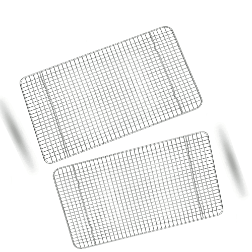 Σχάρα ψύξης PandaTop (2 τεμάχια), 15,7x11,8", χοντρό πλέγμα από ανοξείδωτο ατσάλι, κατάλληλο