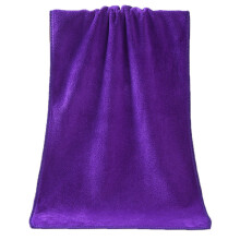 Lot de 1 serviette de bain premium en microfibre velours corail à séchage rapide – Ultra-absorbante et polyvalente pour le bain, le fitness, le