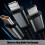 Transparent Luminous Charging Cable 2m 100W 2
