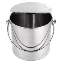 Stainless Steel Fridge Container with Lid and Handle (2L)