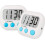 Kitchen Timer,2 Pack Large Digits Classroom Timer for Kids,Simple Operation Magnetic Timers,Digital Timer for Cooking -White 1