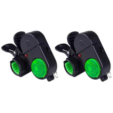 Super-Sensitive Fishing Bite Alarms with LED - Adjustable Sensitivity Volume for Ocean Fishing, Lightweight Design