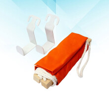 Creative Foot Hammock Under Desk Hammock Mini Foot Rest Stand Feet Swing Mat for Home Office (Orange)