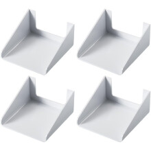 White Wireless Doorbell Rain Cover Outdoor Waterproof ABS 4