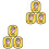 6Pièces Stickers Collier Identification Facile Recyclable Coloré 5