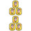 6Pièces Stickers Collier Identification Facile Recyclable Coloré 7