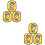 6Pièces Stickers Collier Identification Facile Recyclable Coloré 8