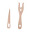 Πιρούνι πλεξίματος HOMYL2Pieces και κιτ ματιών Lucet, πλεκτό εργαλείο καφέ 1