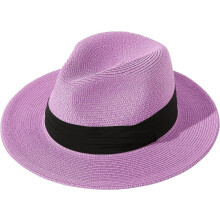 Hata Panama do Mhná Fir, Hata Gréine Tuí Samhraidh Hataí Trá Leathan Fedora Fillte Saoire Taisteal Inphacáilte