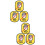 6Pièces Stickers Collier Identification Facile Recyclable Coloré 9