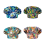 " 4 Pack Bouffant Caps,Working Hats with Sweatband and Elastic String and Toggle Adjustment,One Size Fit All" 1