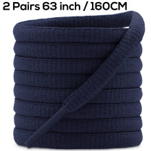 4 Pairs Half-Round Shoe Laces – Durable & Stylish, Compatible with Athletic Shoes, Running Shoes, Sneakers, Boots