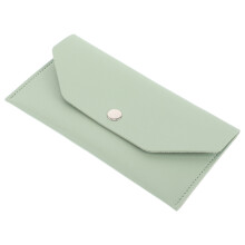 Portofel din piele pentru monede, 17,50 x 9,00 x 0,80 cm, verde deschis