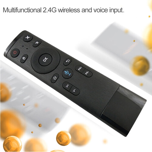 Telecomando wireless Tomshoo 2.4G con ricevitore USB, colore nero. 2