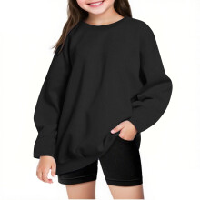Φούτερ με μακριά μανίκια Kukoosong για κορίτσια, φθινοπωρινά ρούχα για νήπια, με