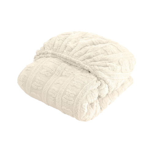 Milk Velvet Thermal Mattress Protector White Full Size 1