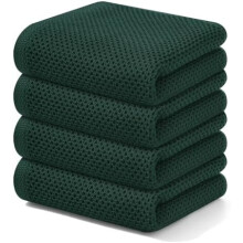 100 % Baumwolle Waffel-Küchenhandtücher, 30 x 30 cm, 12er-Pack
