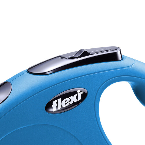 flexi Flexi Classic Tape Leash, Small, 16 ft, Blue 1