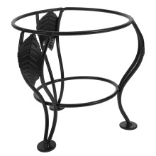 Magnifique support en fer noir pour boule de cristal (1 pièce), 31,75 x 12 x 12 cm