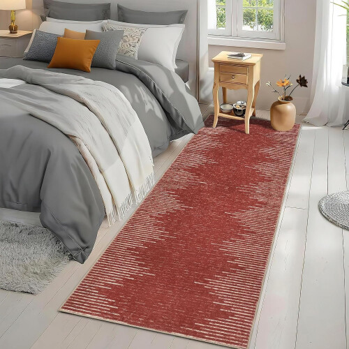 Wasbare gestreepte loper van 60 x 180 cm 1