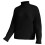 Schwarzer Damen-Pullover, lässiger Strickpullover aus dickem Garn mit Rundhalsausschnitt, einfarbig, Herbst-Winter-Pullover L2 1