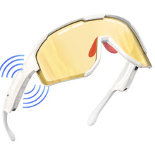Lunettes de soleil Bluetooth pour vélo, lunettes intelligentes polarisées pour hommes et femmes, protection UV400, lunettes audio pour l'extérieur