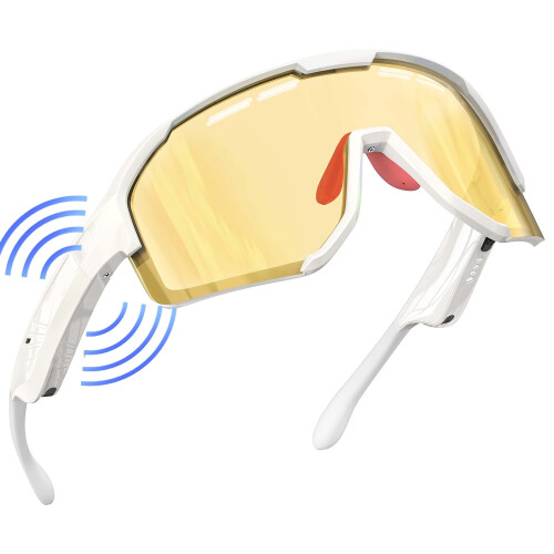 Γυαλιά ηλίου ποδηλασίας Bluetooth, πολωμένα έξυπνα γυαλιά για άνδρες γυναίκες UV400Protect